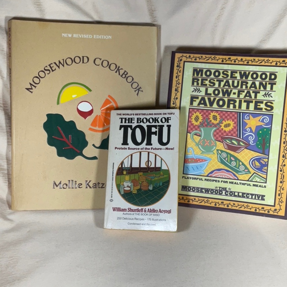 Moosewood Restaurant Low Fat Recipes & Moosewood Cookbook by Mollie Katzen& Tofu